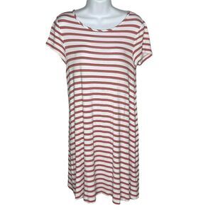 Vineyard Vines Stripe Pullover Dress S T-Shirt Soft Stretch